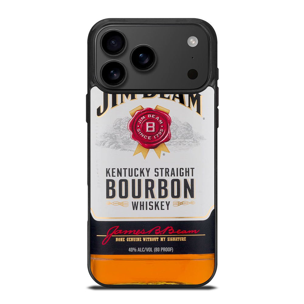 JIM BEAM WHISKEY BOTTLE iPhone 17 Pro Max Case Cover