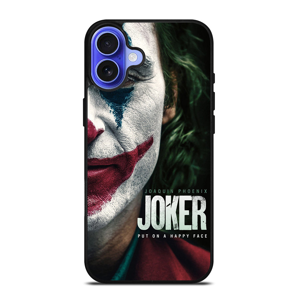 JOAQUIN PHOENIX JOKER HAPPY FACE iPhone 16 Case Cover