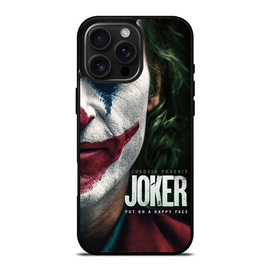 JOAQUIN PHOENIX JOKER HAPPY FACE iPhone 16 Pro Max Case Cover