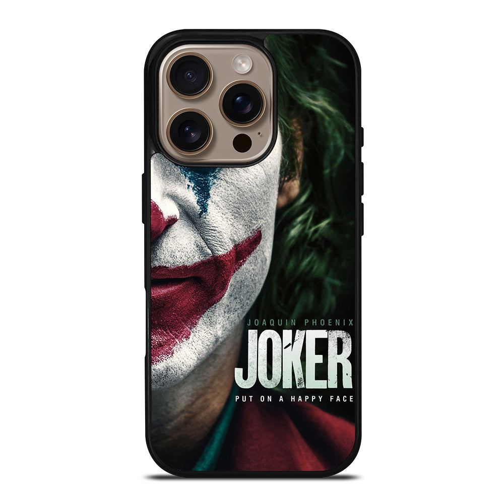 JOAQUIN PHOENIX JOKER HAPPY FACE iPhone 16 Pro Case Cover