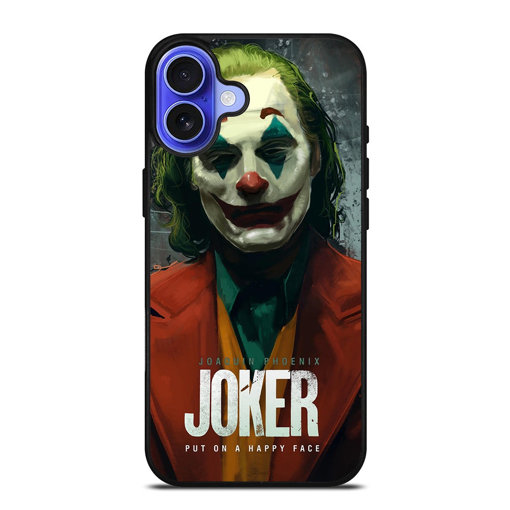 JOAQUIN PHOENIX JOKER HAPPY FACE 2 iPhone 16 Case Cover