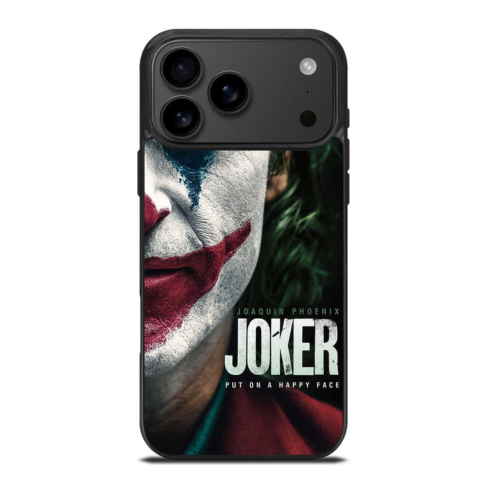 JOAQUIN PHOENIX JOKER HAPPY FACE iPhone 17 Pro Max Case Cover