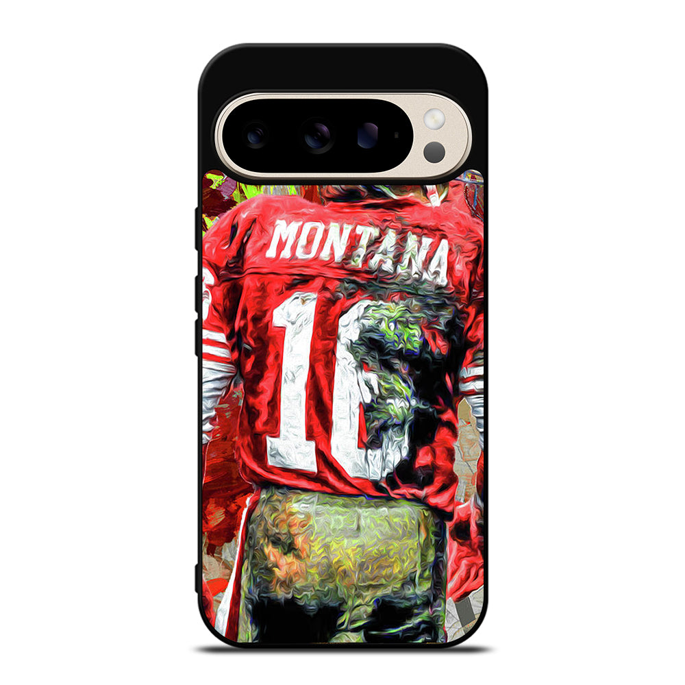 JOE MONTANA 49ERS ART Google Pixel 9 Pro Case Cover