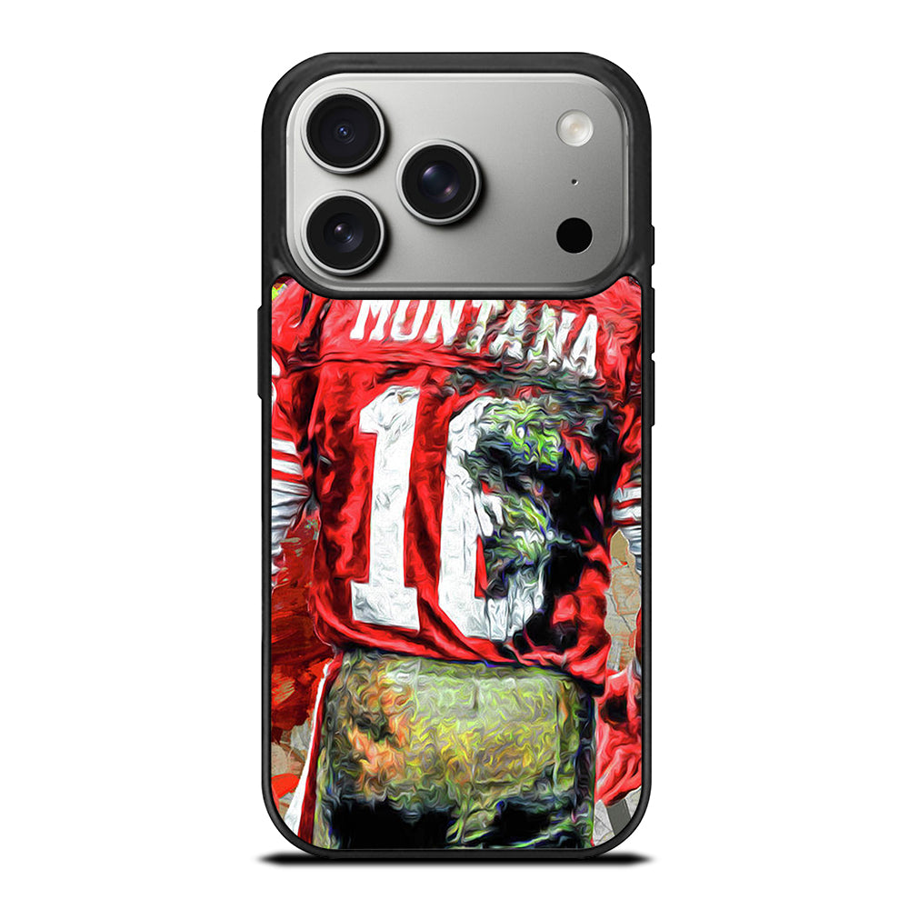 JOE MONTANA 49ERS ART iPhone 17 Pro Case Cover
