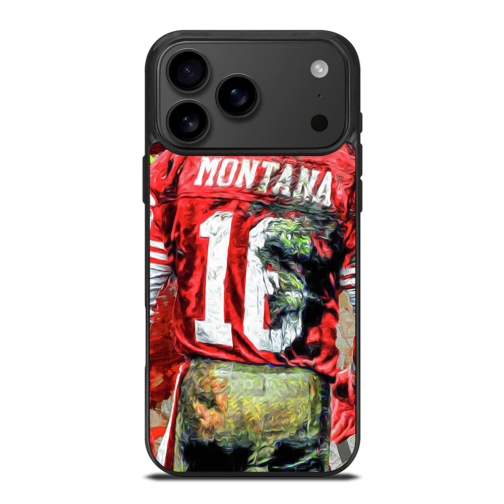JOE MONTANA 49ERS ART iPhone 17 Pro Max Case Cover