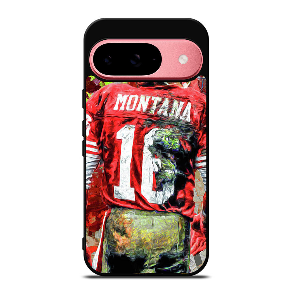 JOE MONTANA 49ERS ART Google Pixel 9 Case Cover