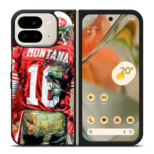 JOE MONTANA 49ERS ART Google Pixel 9 Pro Fold Case Cover