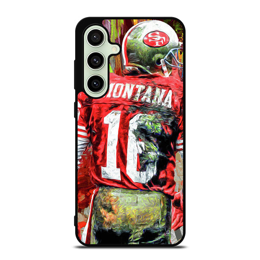 JOE MONTANA 49ERS ART Samsung Galaxy S24 FE Case Cover