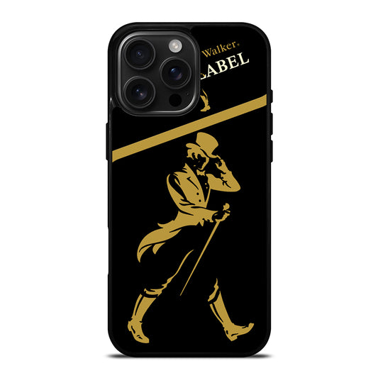 JOHNNIE WALKER BLACK LABEL LOGO iPhone 16 Pro Max Case Cover