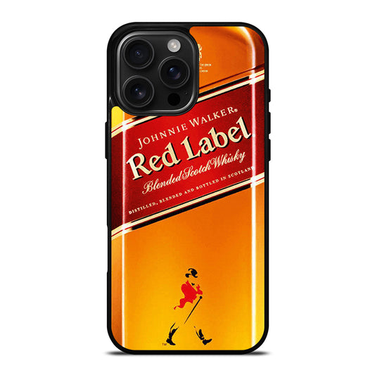 JOHNNIE WALKER RED LABEL iPhone 16 Pro Max Case Cover