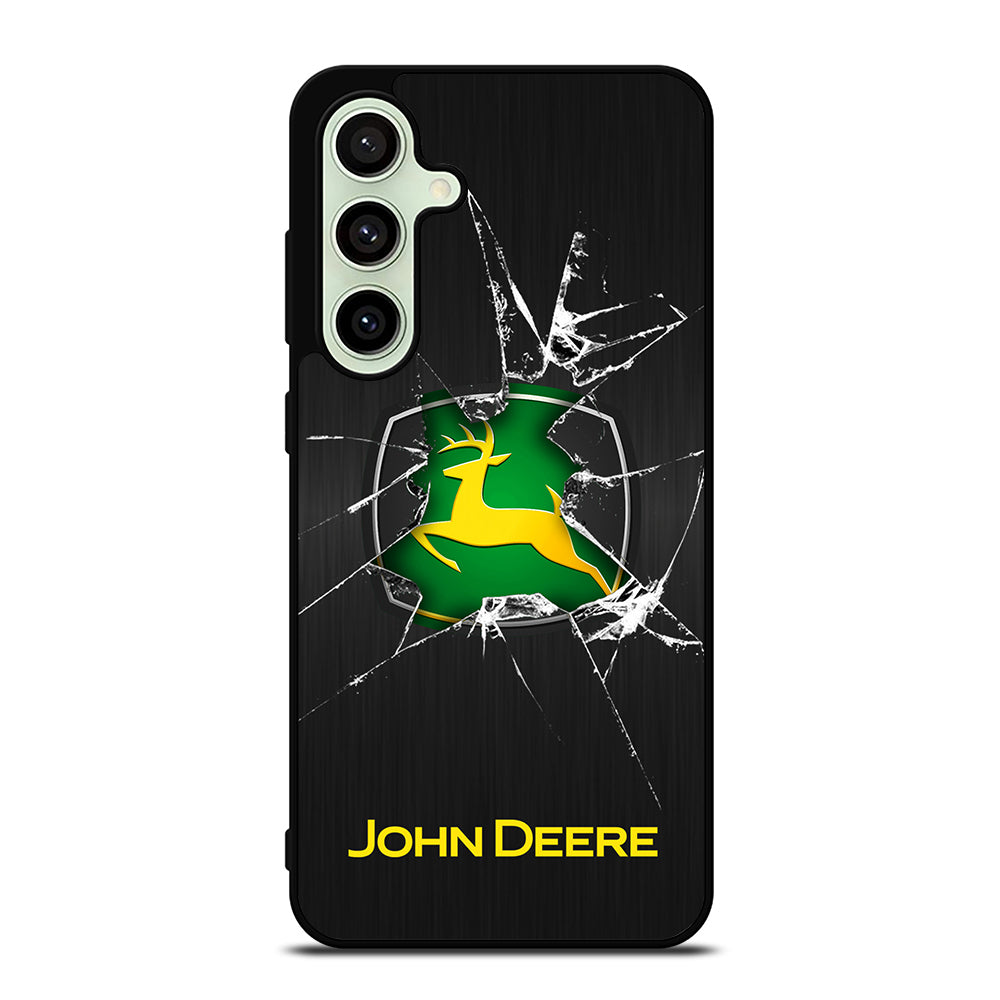 JOHN DEERE CRACKED GLASS LOGO Samsung Galaxy S24 FE Case Cover