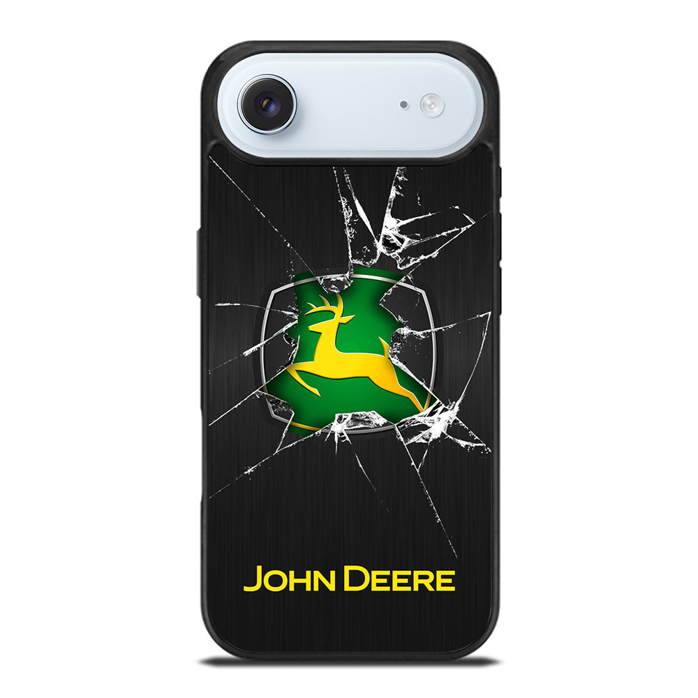 JOHN DEERE CRACKED GLASS LOGO iPhone Air Case Cover