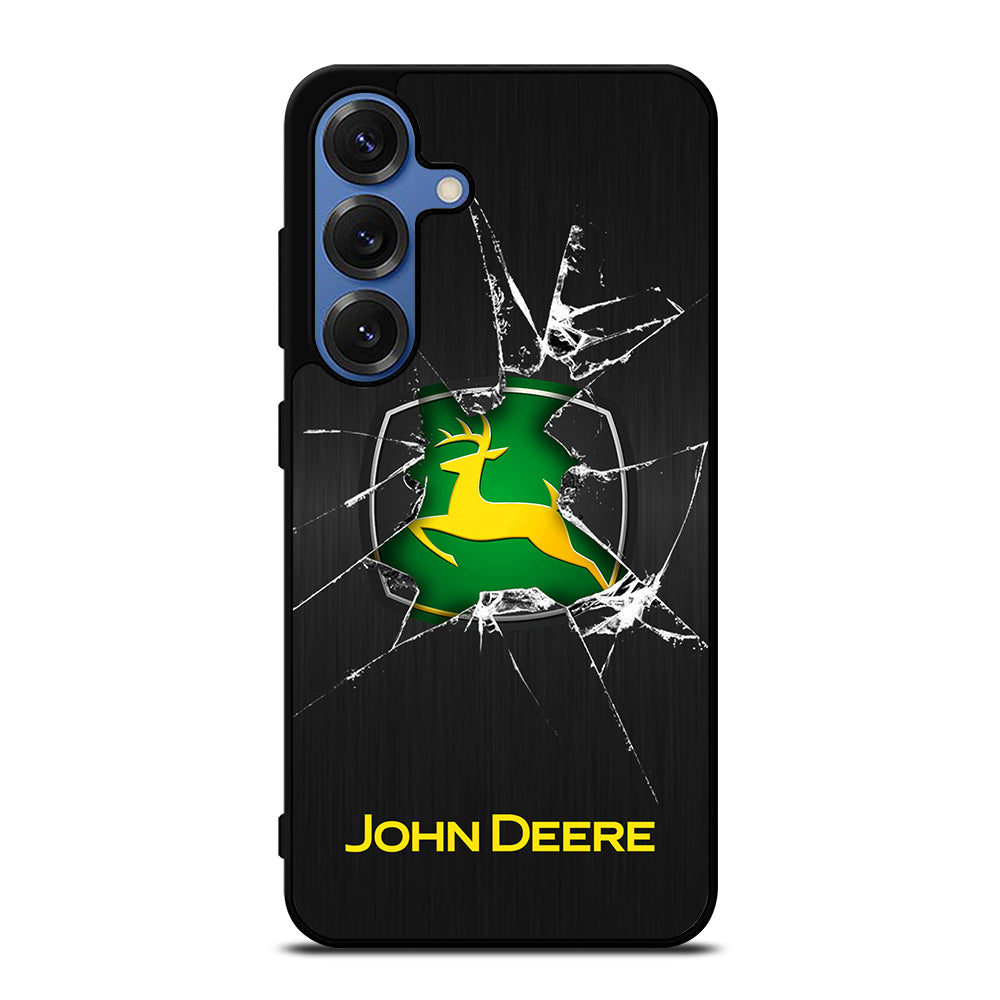 JOHN DEERE CRACKED GLASS LOGO Samsung Galaxy S25 Case Cover