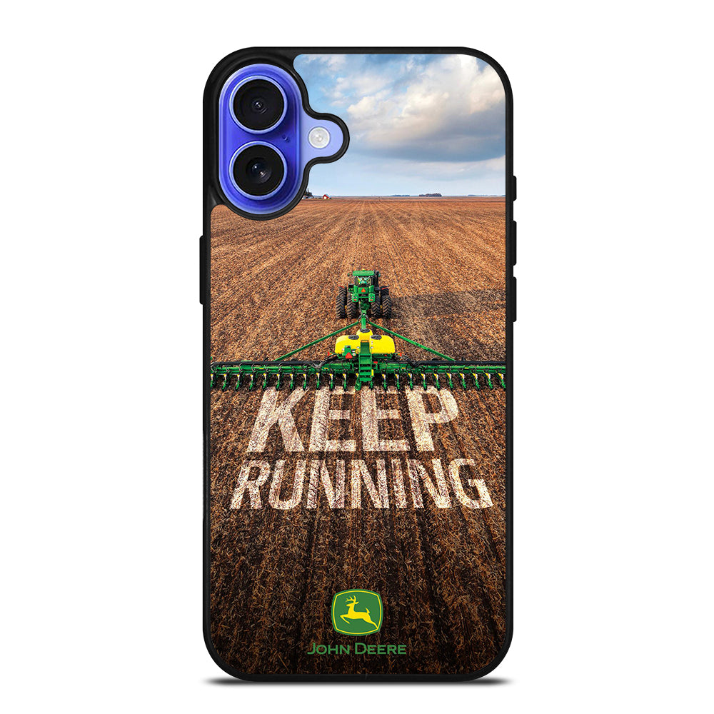 JOHN DEERE KEEP RUNNING iPhone 16 Case Cover