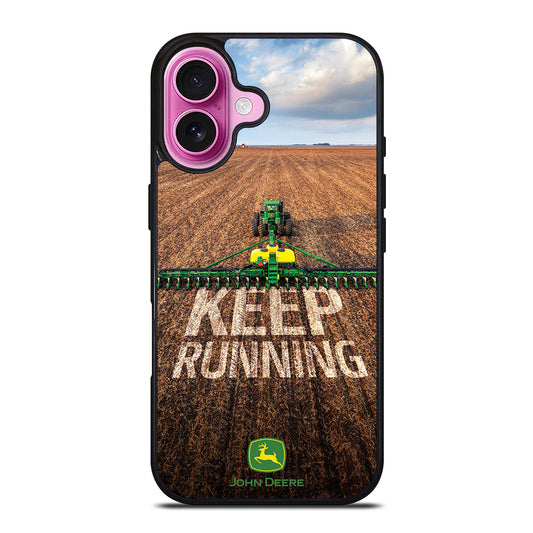 JOHN DEERE KEEP RUNNING iPhone 16 Plus Case Cover
