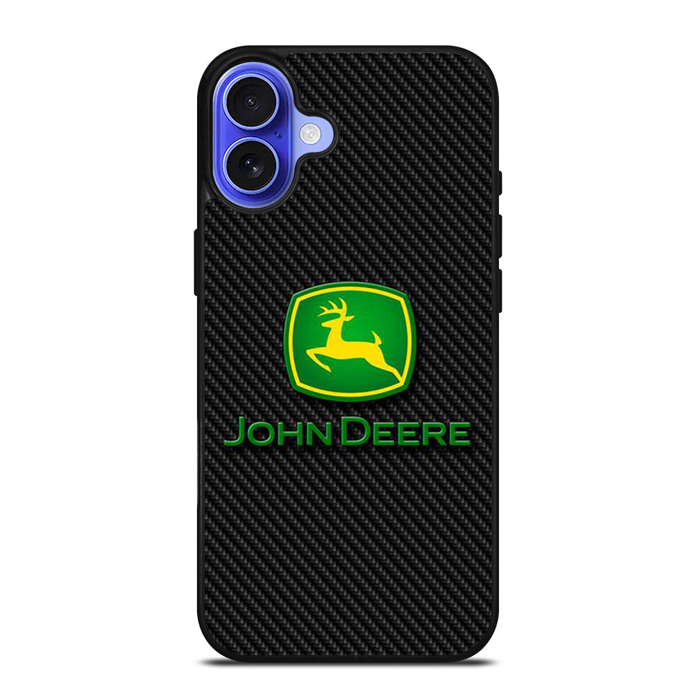 JOHN DEERE LOGO CARBON iPhone 16 Case Cover