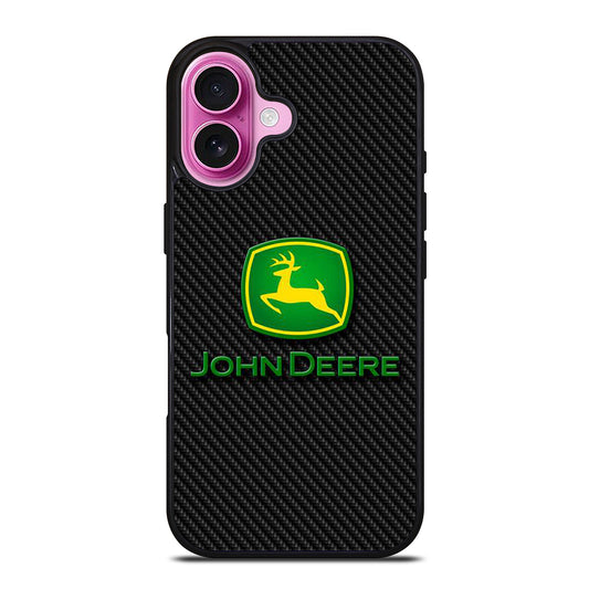 JOHN DEERE LOGO CARBON iPhone 16 Plus Case Cover
