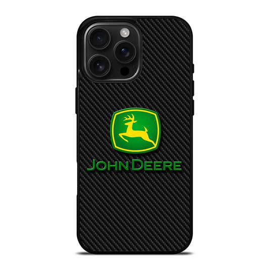 JOHN DEERE LOGO CARBON iPhone 16 Pro Max Case Cover
