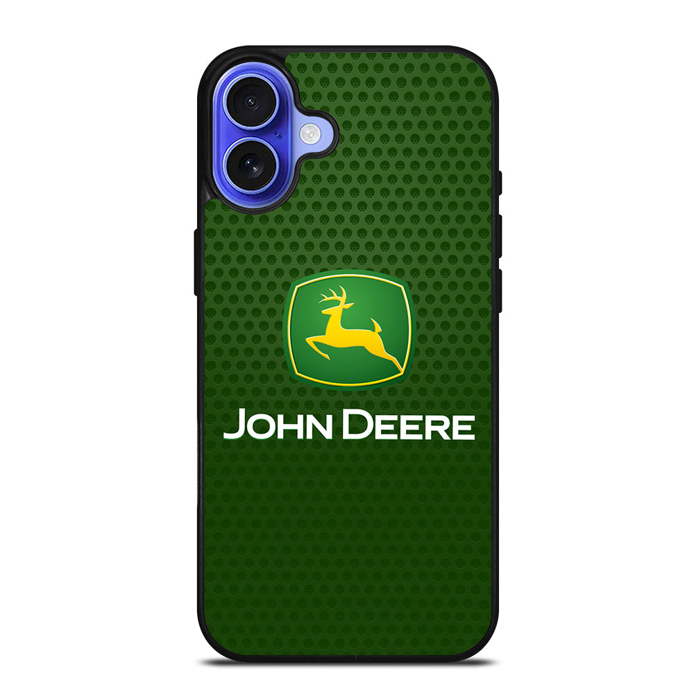 JOHN DEERE LOGO METAL LOGO iPhone 16 Case Cover