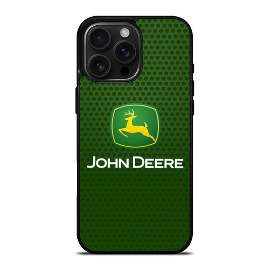 JOHN DEERE LOGO METAL LOGO iPhone 16 Pro Max Case Cover