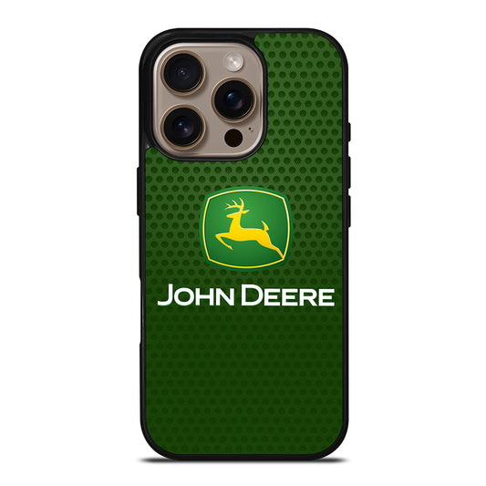 JOHN DEERE LOGO METAL LOGO iPhone 16 Pro Case Cover