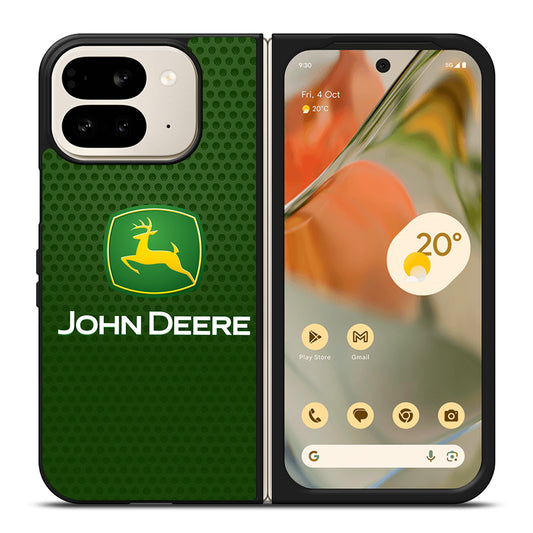 JOHN DEERE LOGO METAL LOGO Google Pixel 9 Pro Fold Case Cover