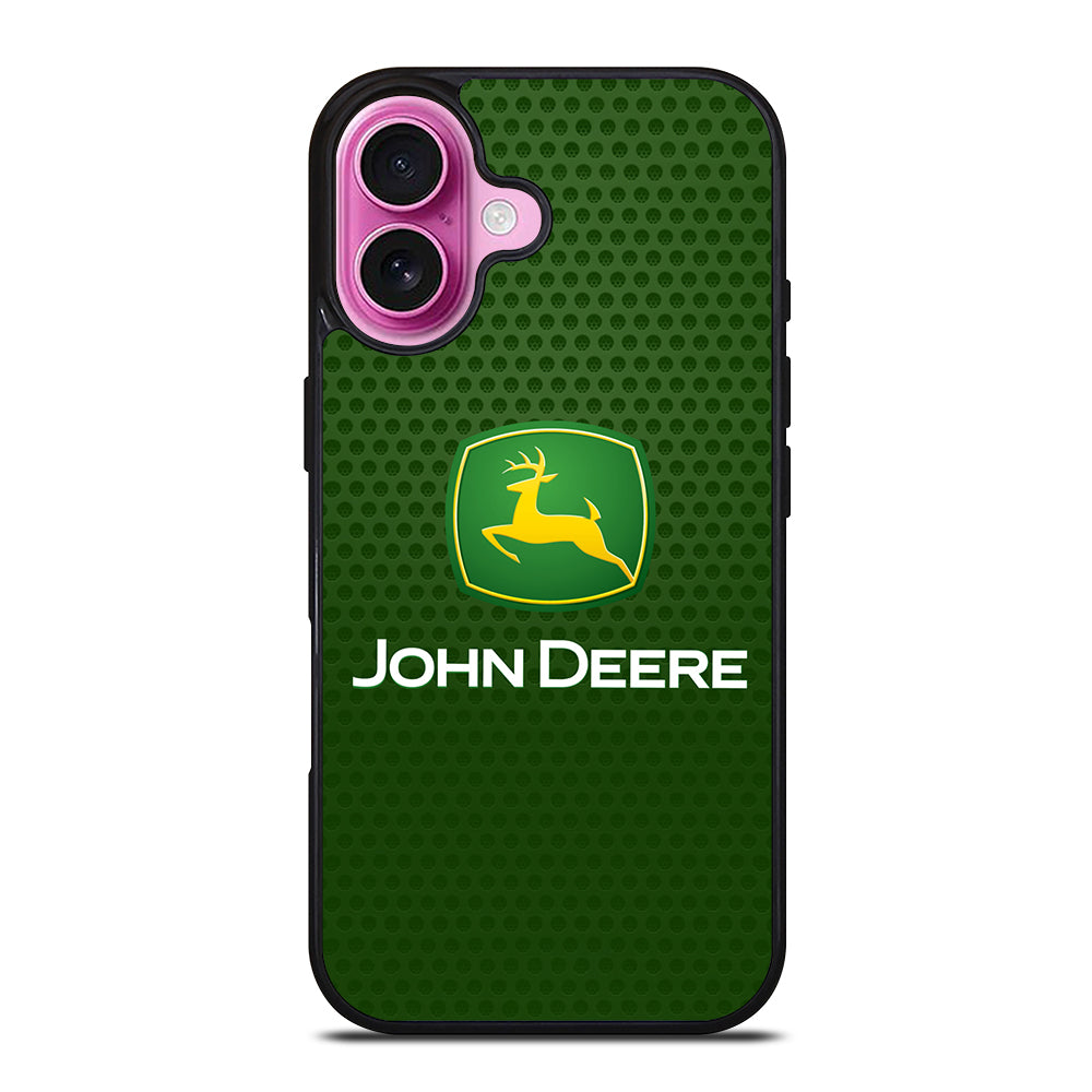 JOHN DEERE LOGO METAL LOGO iPhone 16 Plus Case Cover