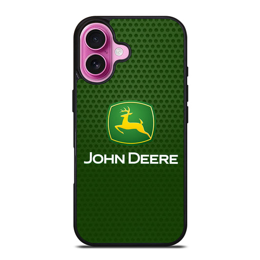JOHN DEERE LOGO METAL LOGO iPhone 16 Plus Case Cover