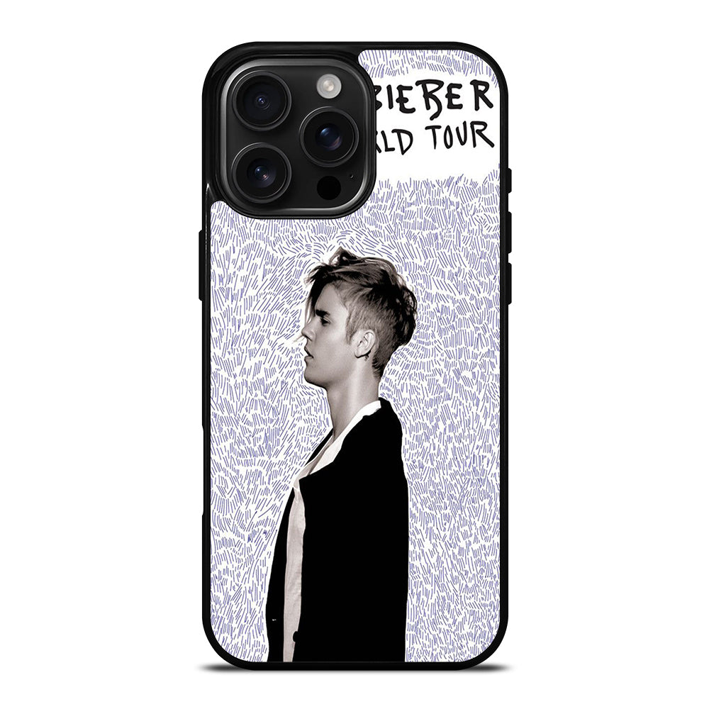 JUSTIN BIEBER PURPOSE WORLD TOUR iPhone 16 Pro Max Case Cover