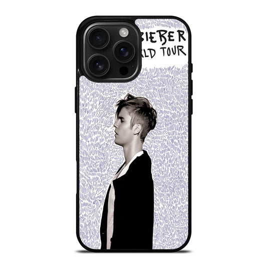 JUSTIN BIEBER PURPOSE WORLD TOUR iPhone 16 Pro Max Case Cover