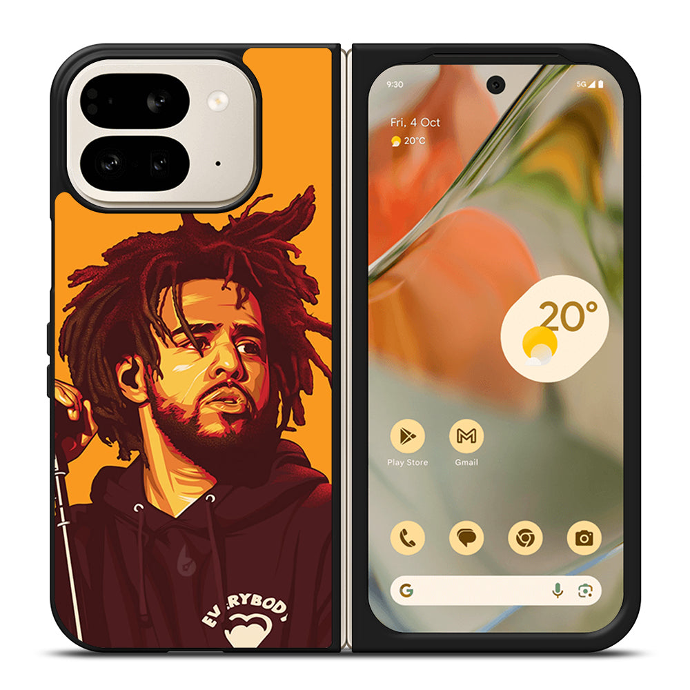 J COLE RAPPER ART Google Pixel 9 Pro Fold Case Cover