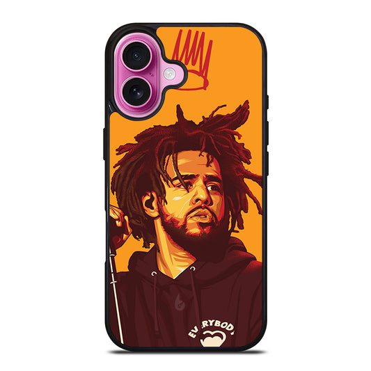 J COLE RAPPER ART iPhone 16 Plus Case Cover