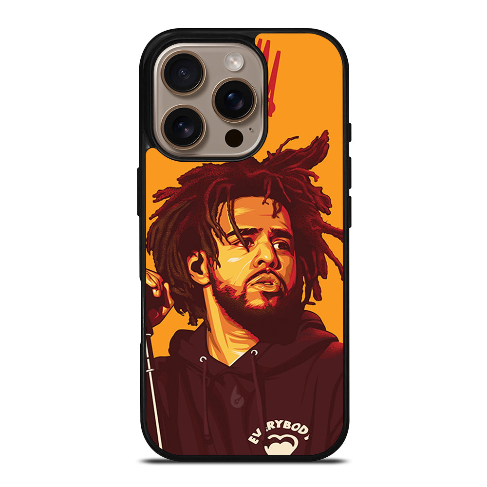 J COLE RAPPER ART iPhone 16 Pro Case Cover