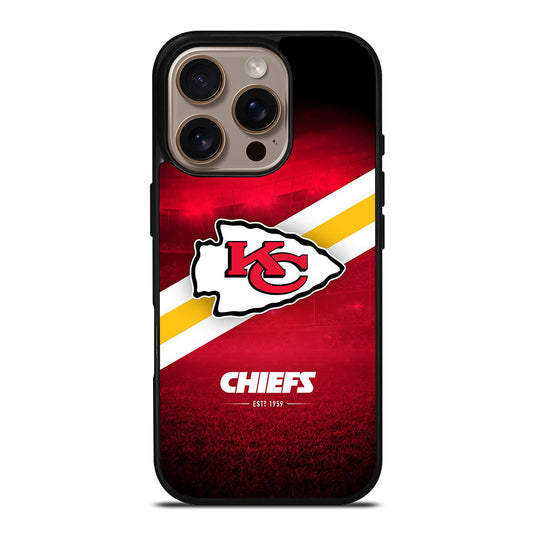 KANSAS CITY CHIEFS FOOTBALL NFL iPhone 16 Pro Case Cover