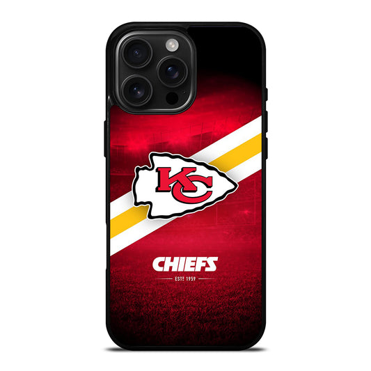 KANSAS CITY CHIEFS FOOTBALL NFL iPhone 16 Pro Max Case Cover