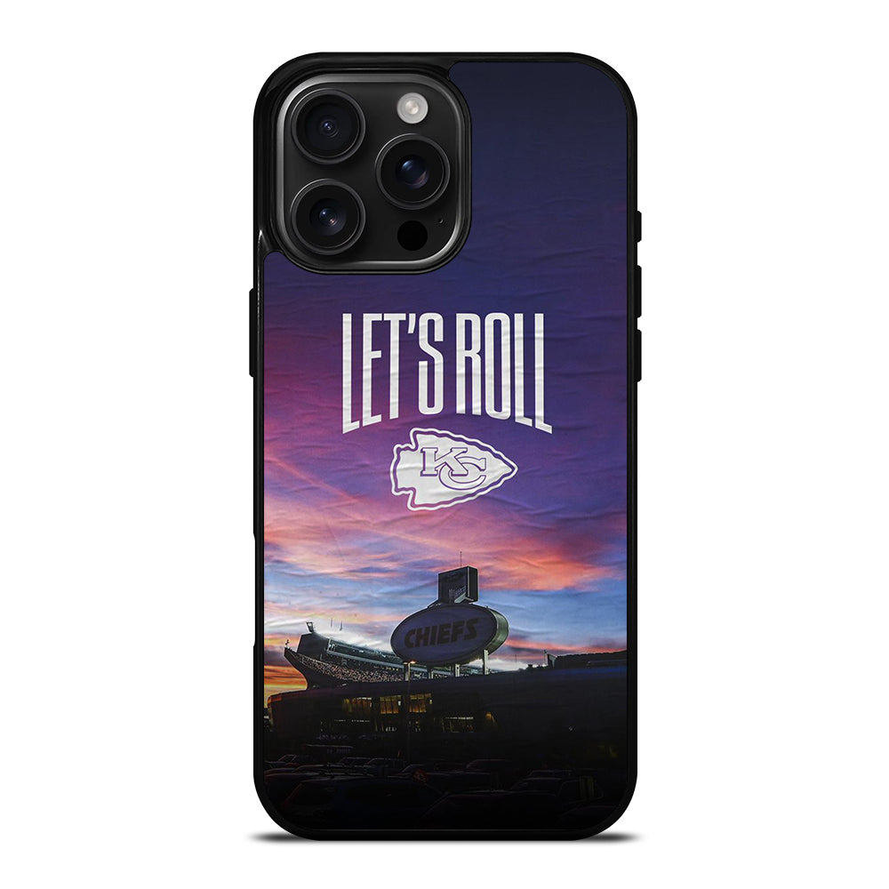 KANSAS CITY CHIEFS LET'S ROLL iPhone 16 Pro Max Case Cover