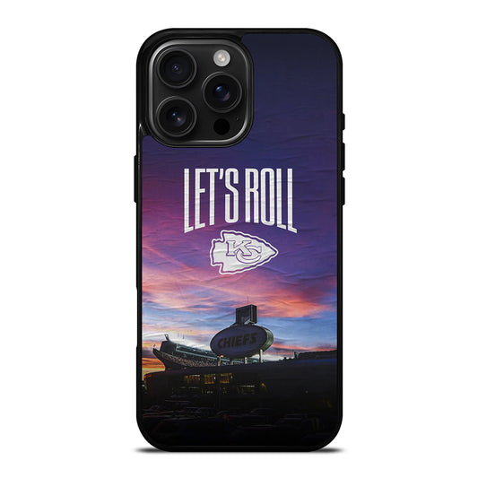 KANSAS CITY CHIEFS LET'S ROLL iPhone 16 Pro Max Case Cover