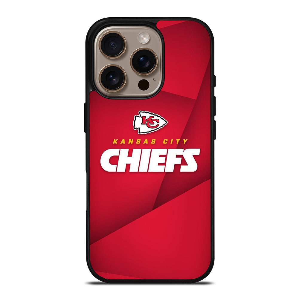 KANSAS CITY CHIEFS NFL LOGO iPhone 16 Pro Case Cover