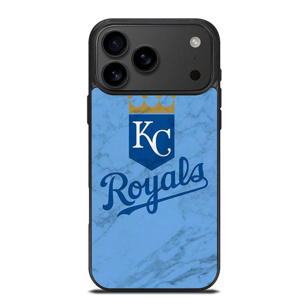 KANSAS CITY ROYALS MARBLE LOGO iPhone 17 Pro Max Case Cover