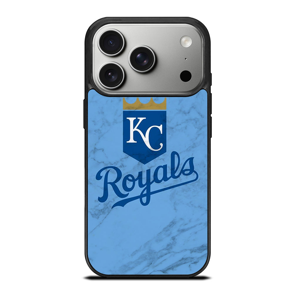 KANSAS CITY ROYALS MARBLE LOGO iPhone 17 Pro Case Cover
