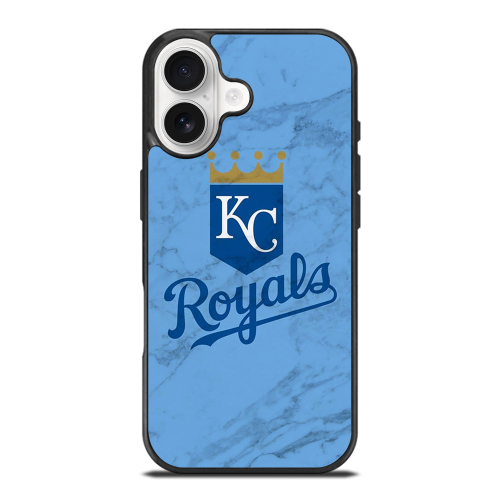 KANSAS CITY ROYALS MARBLE LOGO iPhone 17 Case Cover