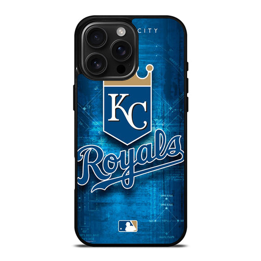 KANSAS CITY ROYALS MLB LOGO iPhone 16 Pro Max Case Cover