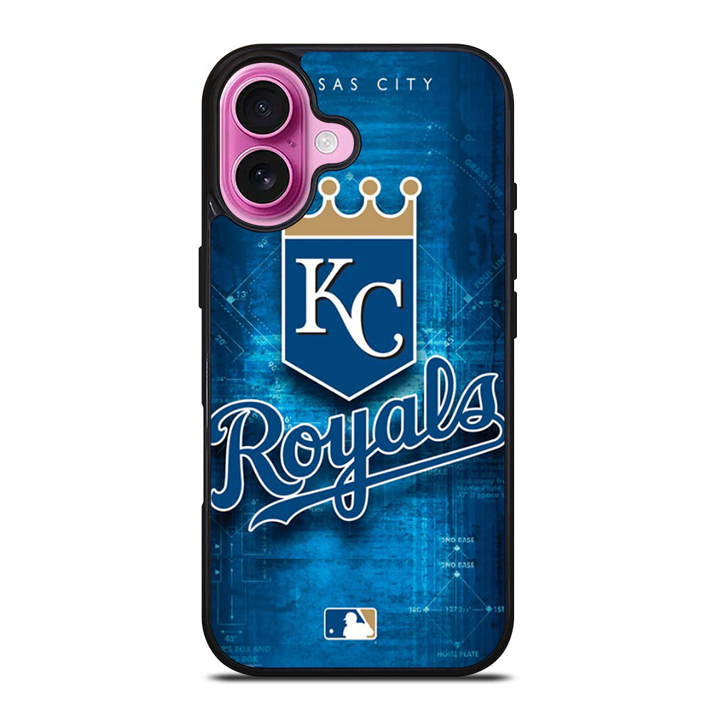 KANSAS CITY ROYALS MLB LOGO iPhone 16 Plus Case Cover