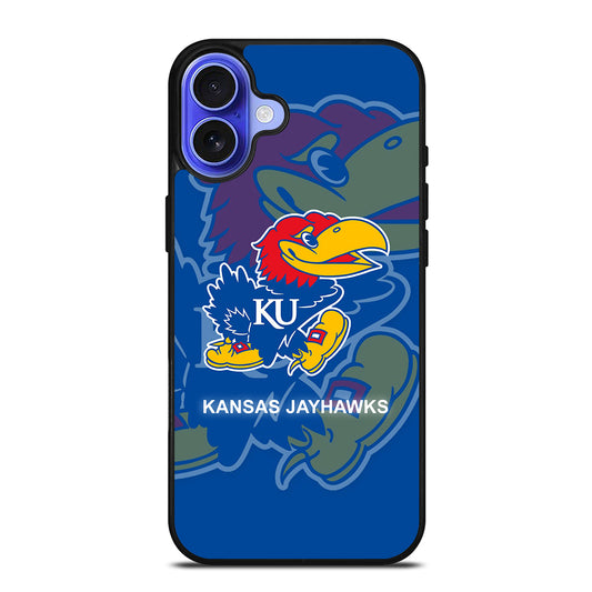 KANSAS JAYHAWKS SYMBOL 3 iPhone 16 Case Cover