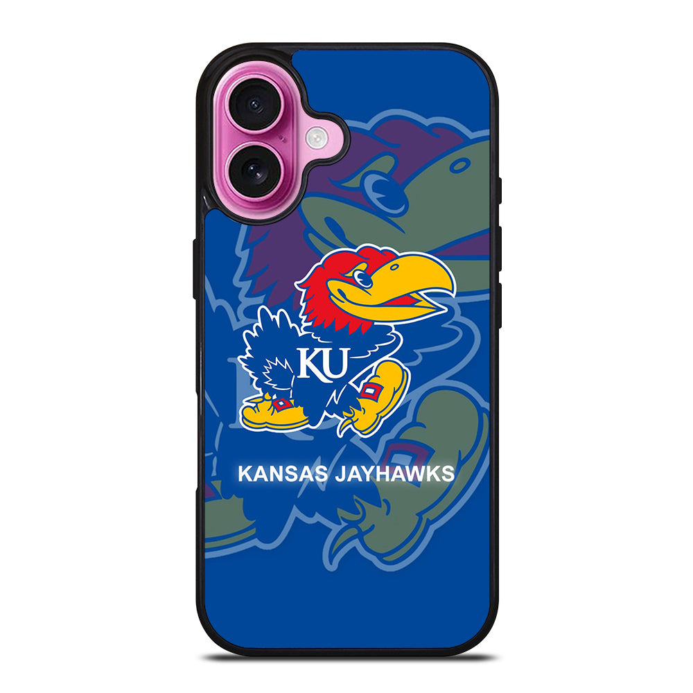 KANSAS JAYHAWKS SYMBOL 3 iPhone 16 Plus Case Cover
