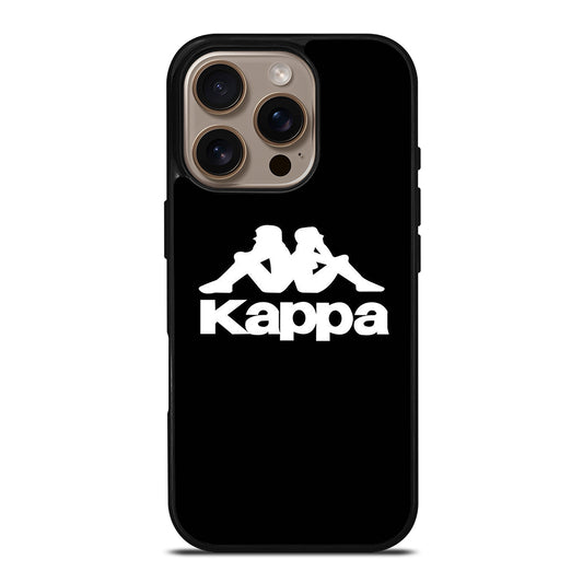 KAPPA STREETWEAR LOGO BLACK iPhone 16 Pro Case Cover