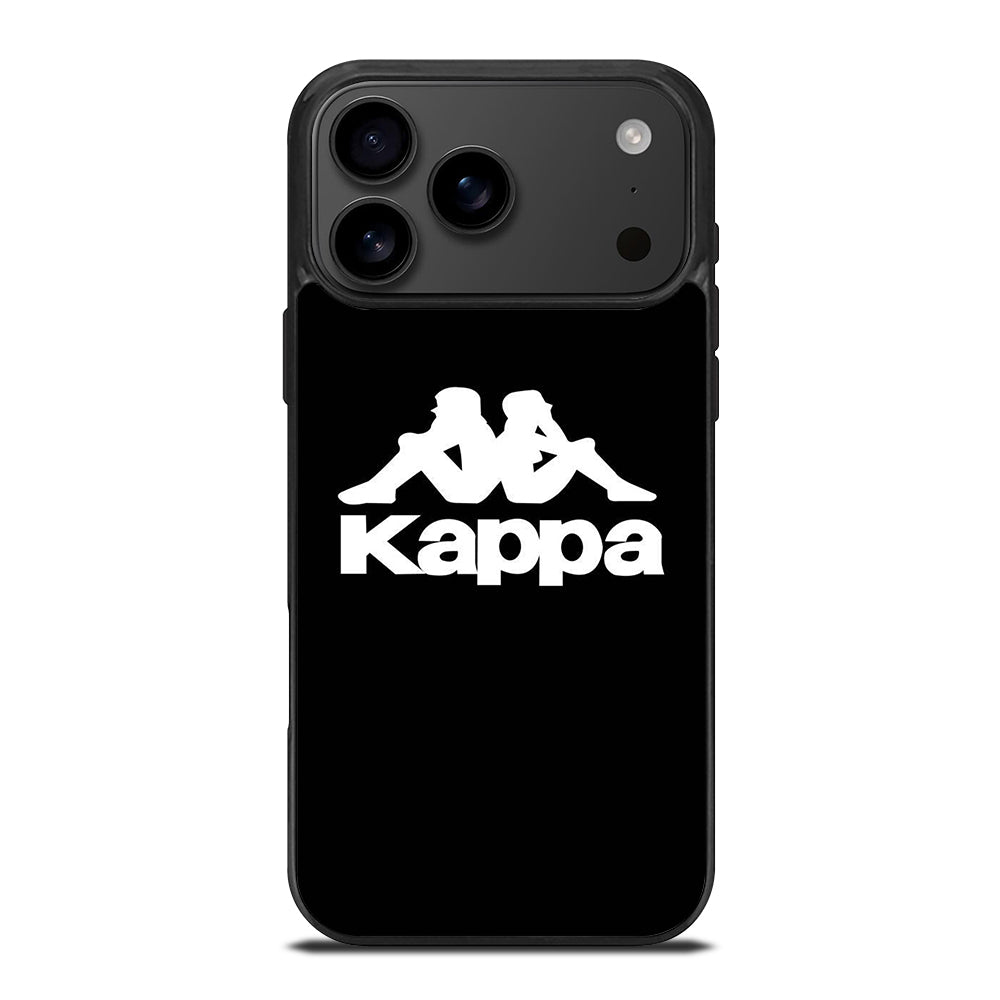 KAPPA STREETWEAR LOGO BLACK iPhone 17 Pro Max Case Cover