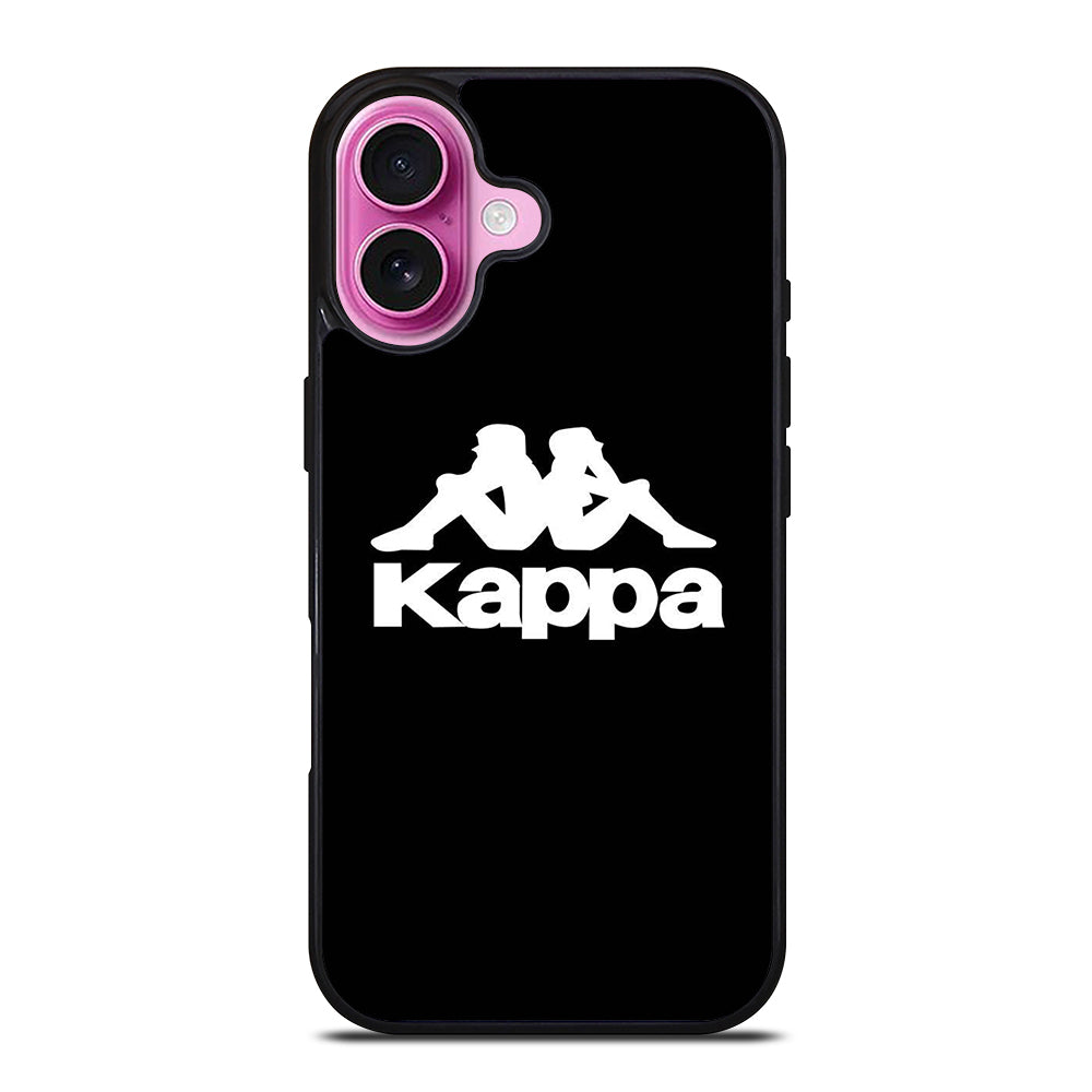 KAPPA STREETWEAR LOGO BLACK iPhone 16 Plus Case Cover
