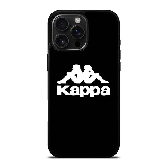 KAPPA STREETWEAR LOGO BLACK iPhone 16 Pro Max Case Cover