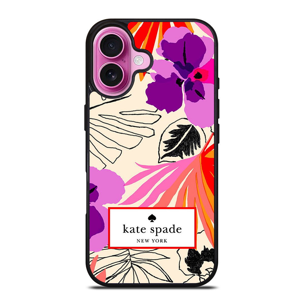 KATE SPADE FLORAL PALM iPhone 16 Plus Case Cover